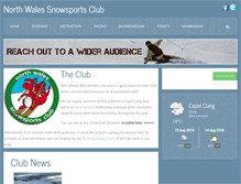 Tablet Screenshot of northwalessnow.org.uk